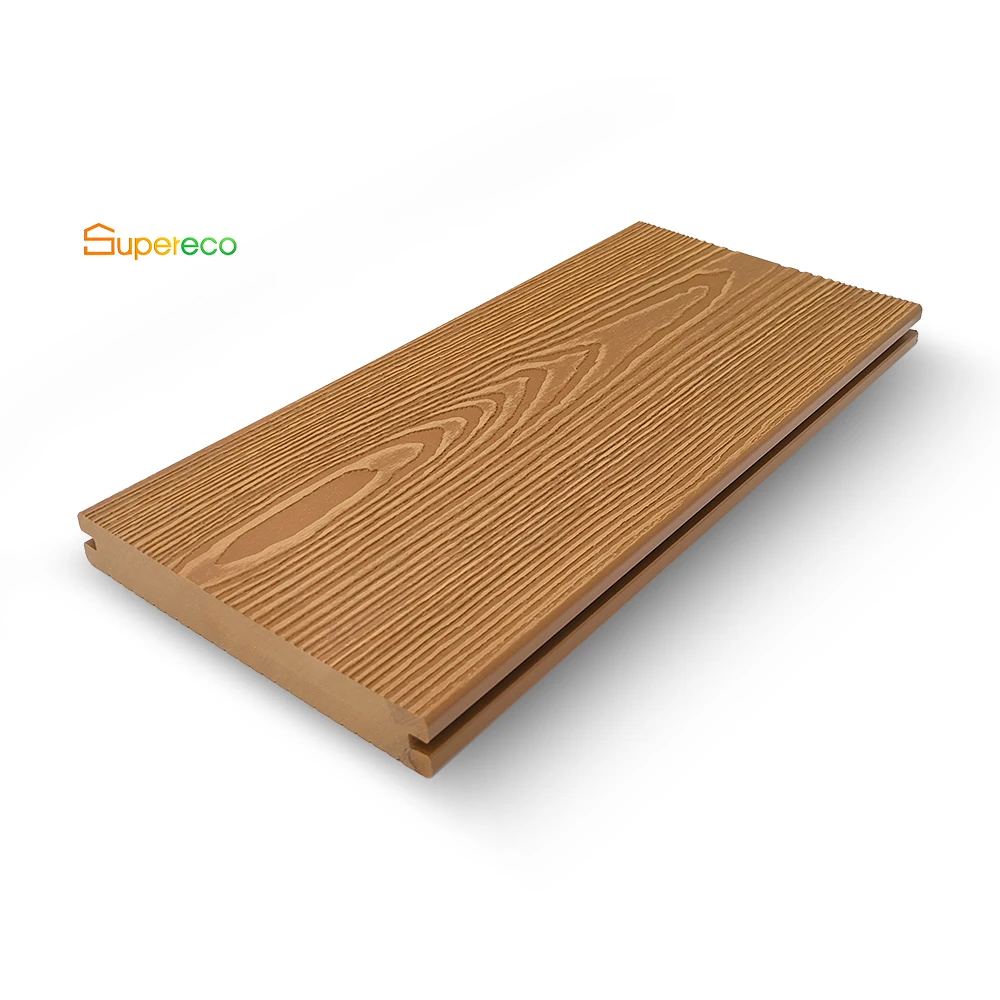 Outdoor Engineered Wooden Plastic Composites Decking Price Wpc Board Laminated Parquet Flooring