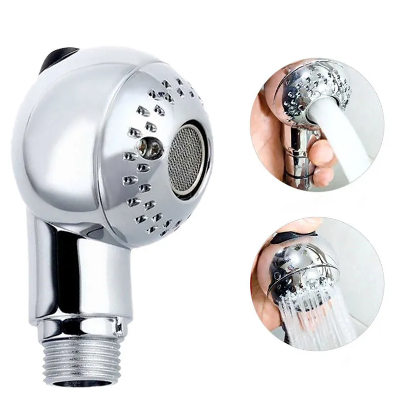 Wholesale cheap	ABS plastic Handheld Showerheads wash hair chrome Handheld Spray Showerheads