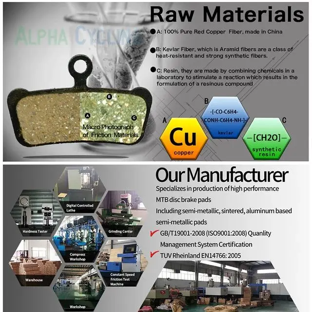 Bicycle Bike Brake Pads For Magura MT5 MT7 Hydraulic Disc Brake