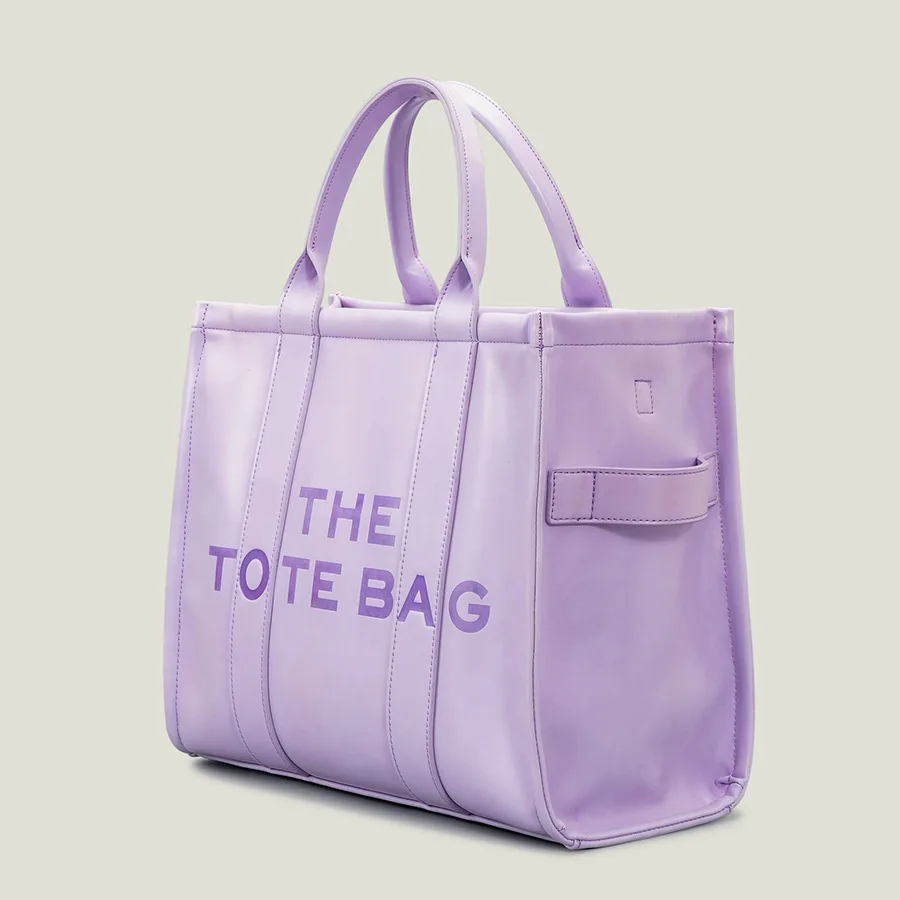 High Quality Control the tote bag tote bag black leather tote bag with leather handle