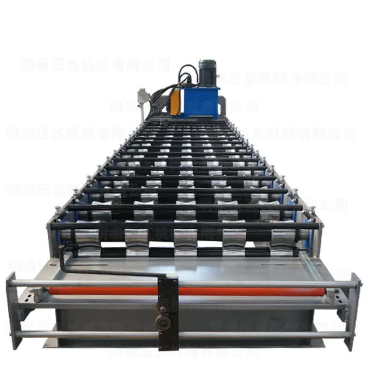 Trapezoid Steel Roof Plate Making Zinc Sheet Panel Metal Roll and Form Machine
