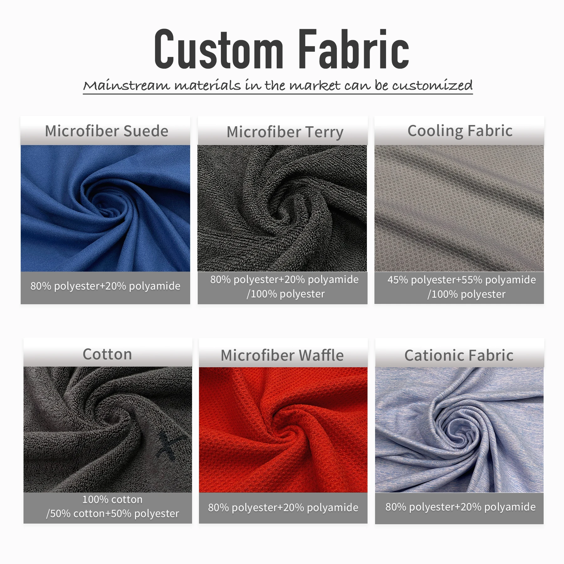 Personalized logo microfiber fabric gym sweat towel sports towel