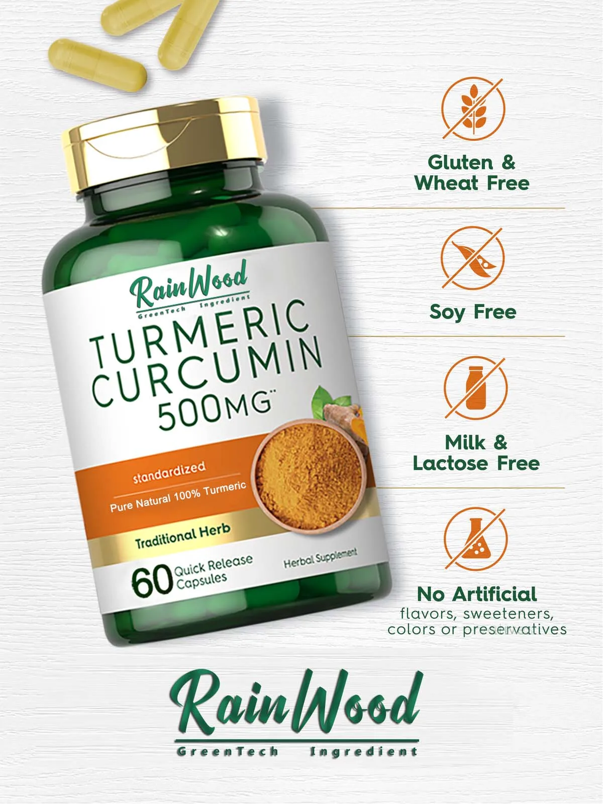 Private Label Food Supplements Curcuma Capsules Curcumin And Black Pepper Capsules Turmeric Capsules