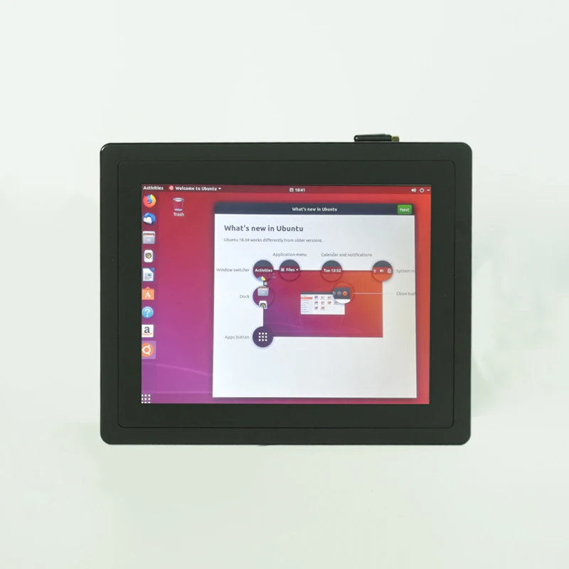  Промышленный Безвентиляторный Компьютер Ubuntun 18 04 12 дюймов все в