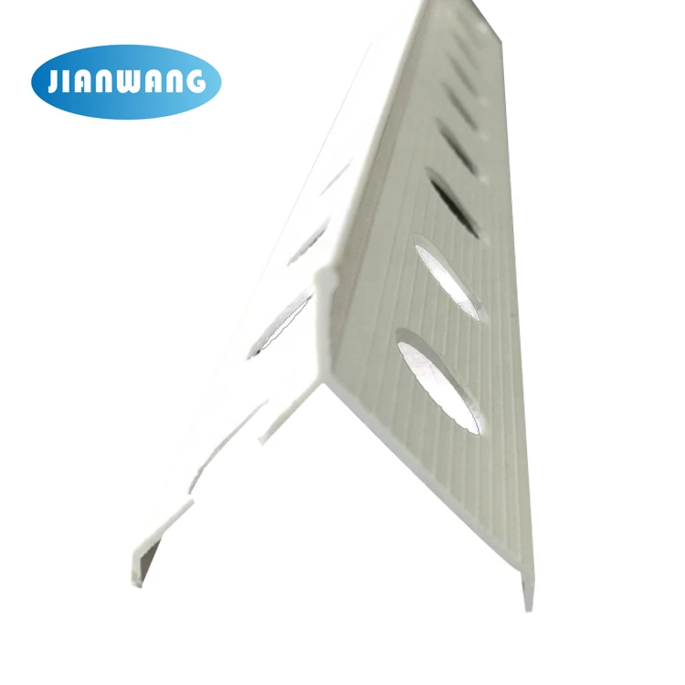 Best Selling Plastic Perforated Angle Corner Bead White Plastic Edge Protection PVC Corner Angle Bead
