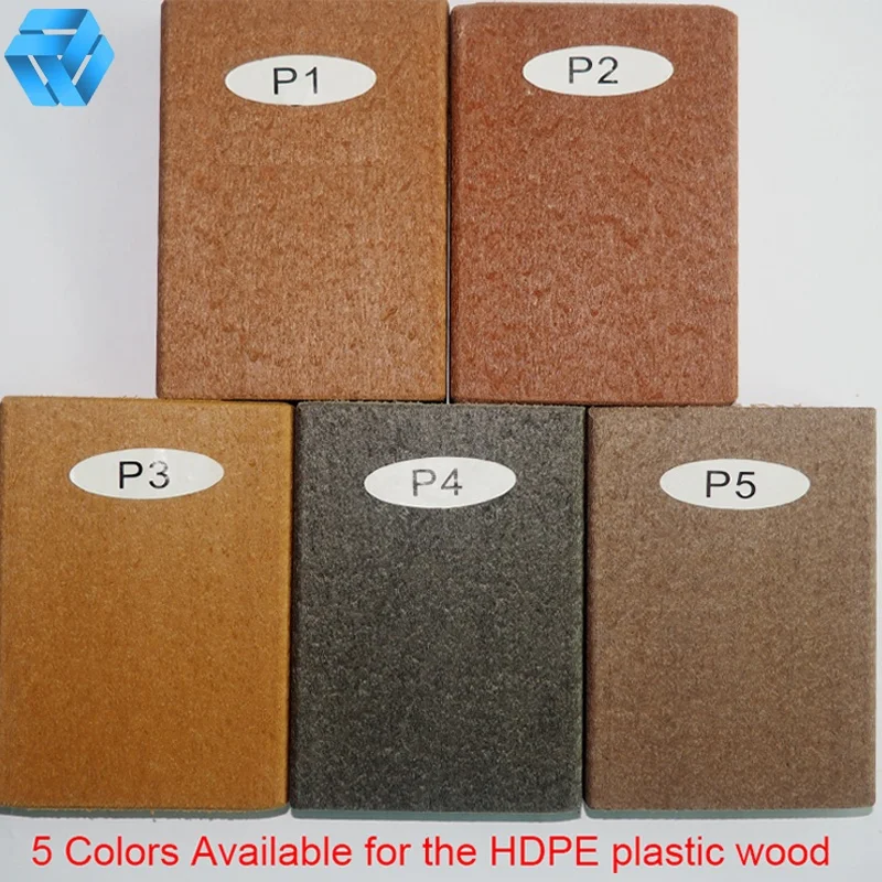 Fire-proof HDPE Sheets Plastic Composite Poly Lumber Recycled Plastic WPC Substitutes Imitated Wood Timber