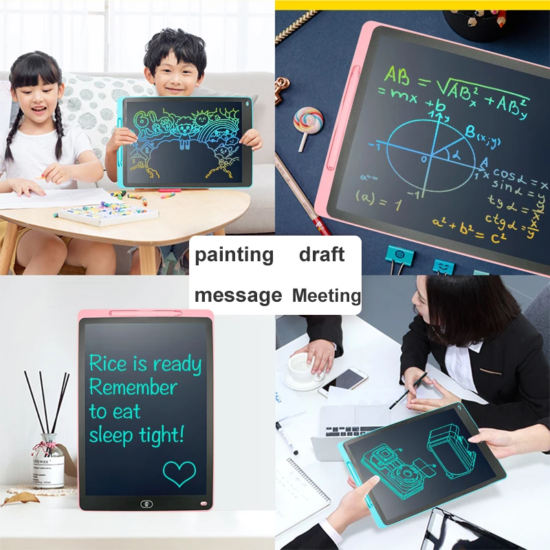 16 Inch Factory Direct Digital Slate for toys for kids children Flexible Screen Drawing Board Writing Tablet for Children