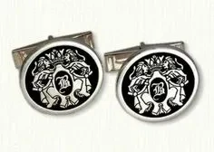 High Quality Custom Sublimation Button Cover Suit Shirt Metal Cufflinks For Men