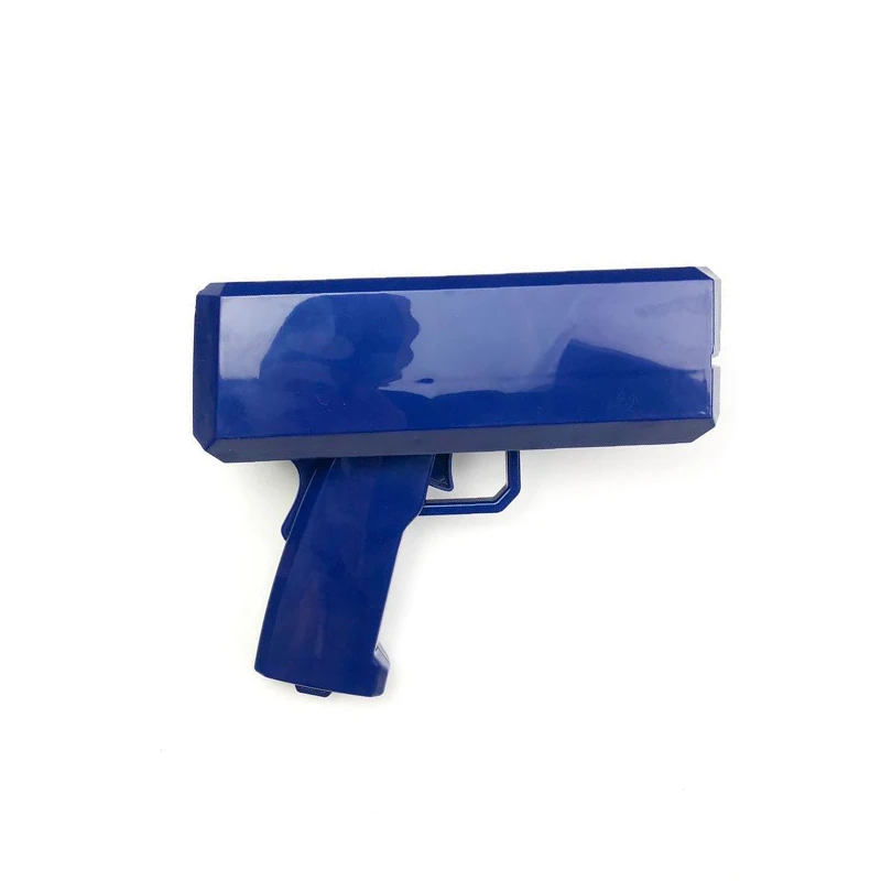  Custom Logo Toy Cash Cannon Money Spray Gun Shooter Make it Rain with Prop Banknotes for Weddings Party Games