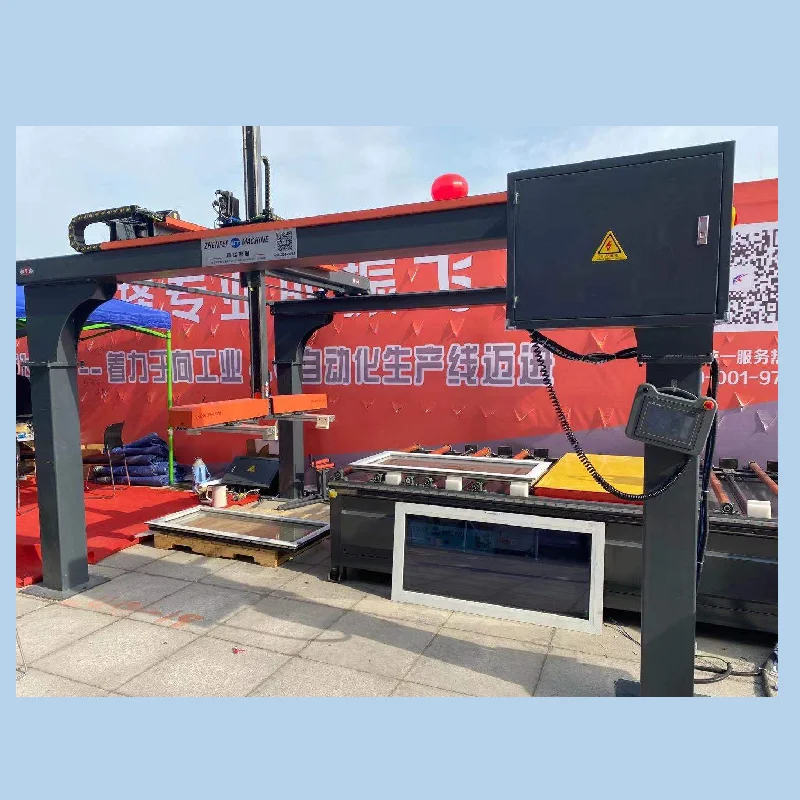 window and door loading and unloading manipulator robot/window machine