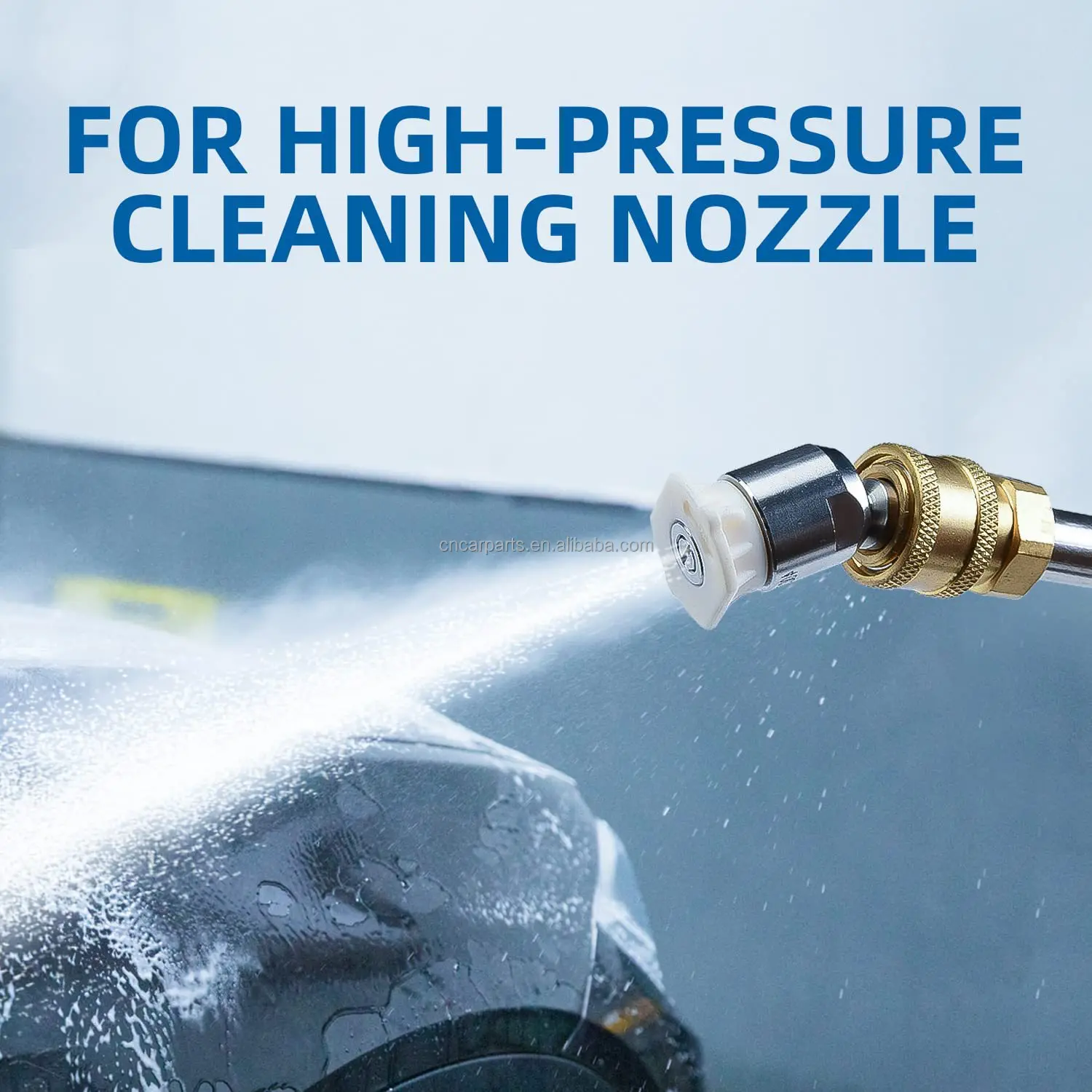 New Design Fan-shaped  0 15 25 40 Degree water jet fitting adjustable 360 rotating universal nozzle for high-pressure washer