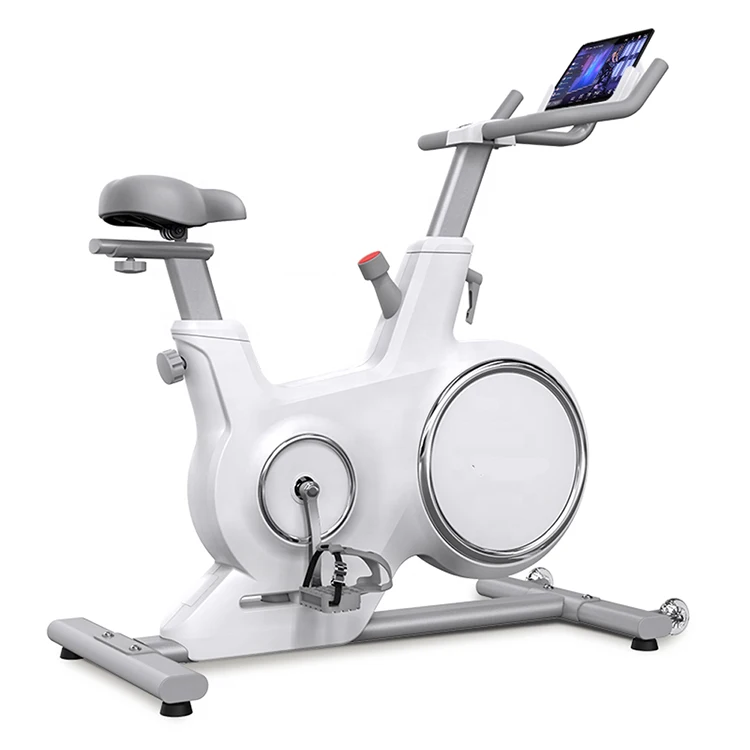 Spinning Bike Indoor Cycling Bike with LCD Monitor and Heart Rate Sensor for Home Cardio Workout