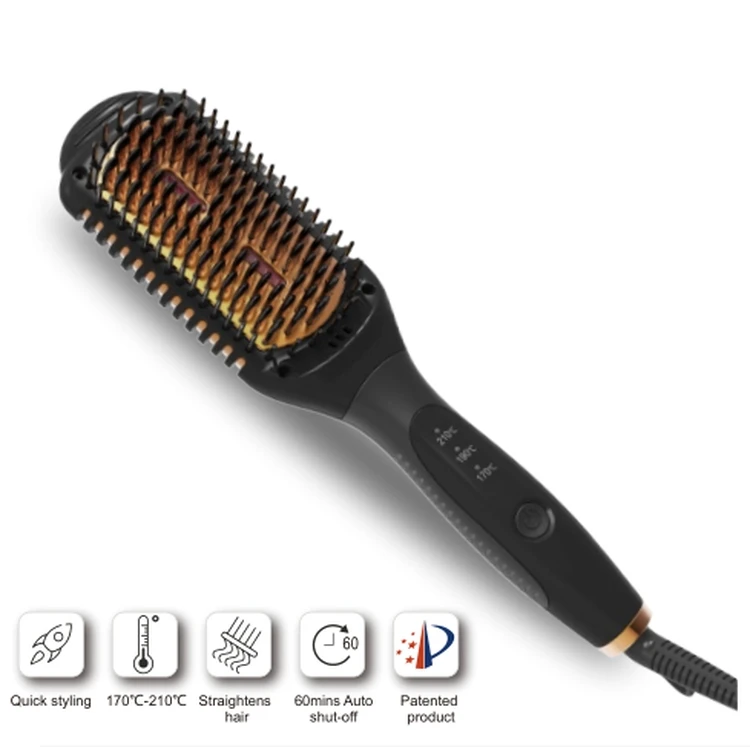 Hottest Quality Hot Air Brush Hair Dryer Portable Green Color For Hair Straightening Curling Drying Household Salon Tool