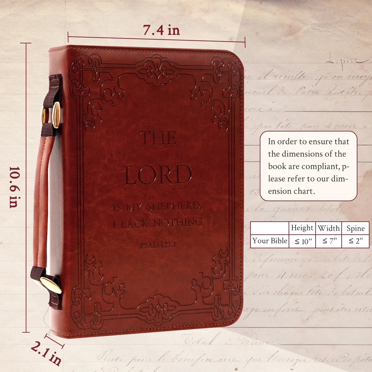 All-Custom bible cover case bags leather book cover bags portable tote bible cover holy bible books