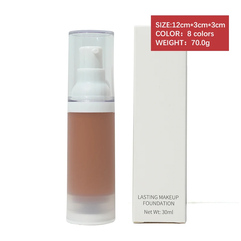 Full Coverage  Foundation Packaging Makeup Products In Korea Waterproof Foundation Packaging Tube African American Foundation