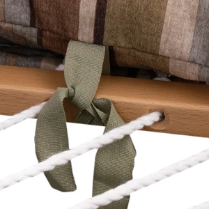 Danlong 12ft  customizable heavy duty polyester quilted hammock with steel stand