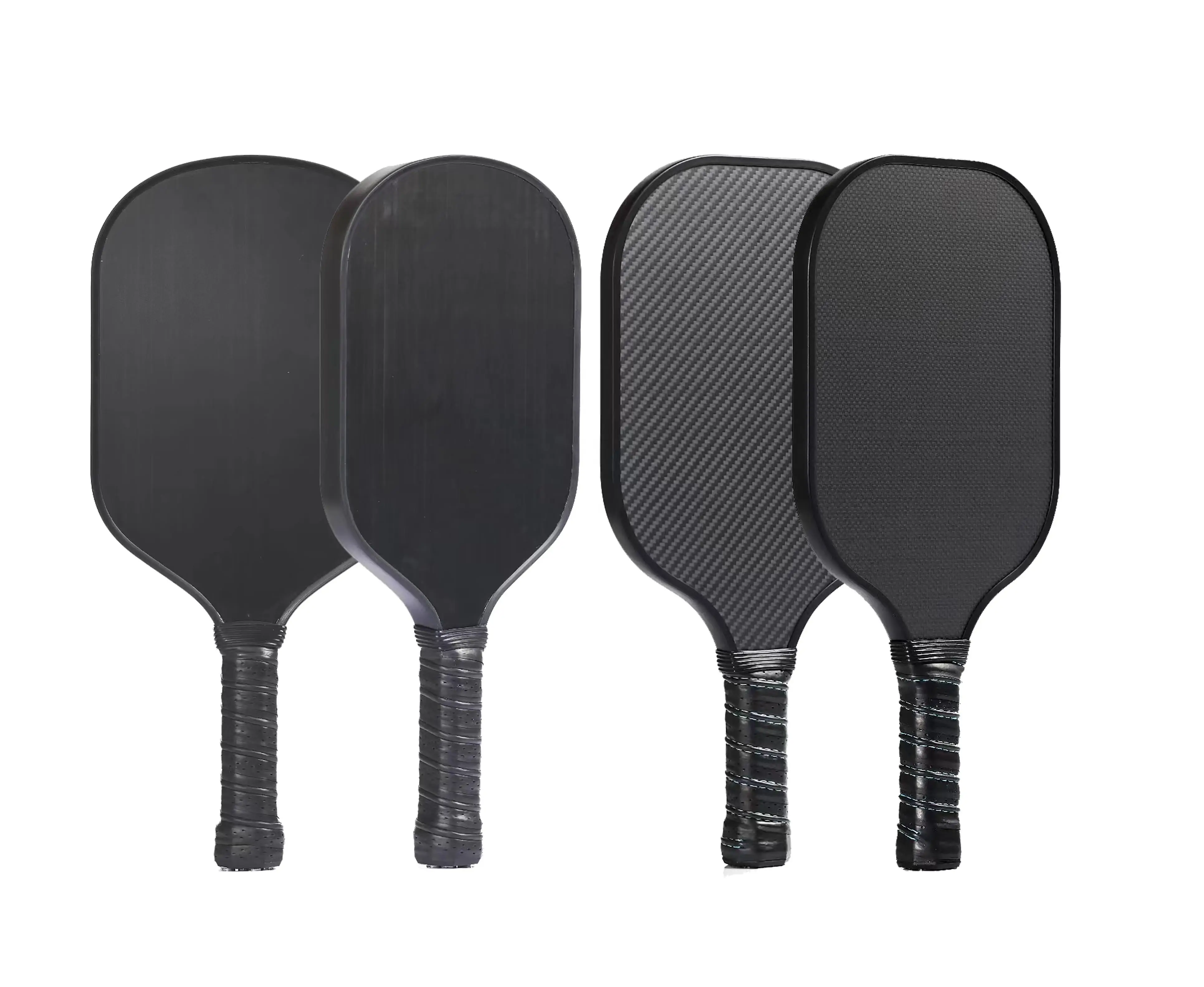 Custom Print Vision 3K Raw Carbon Fiber T700 Pickleball Paddle 16 Mm Pickleball Rackets Set