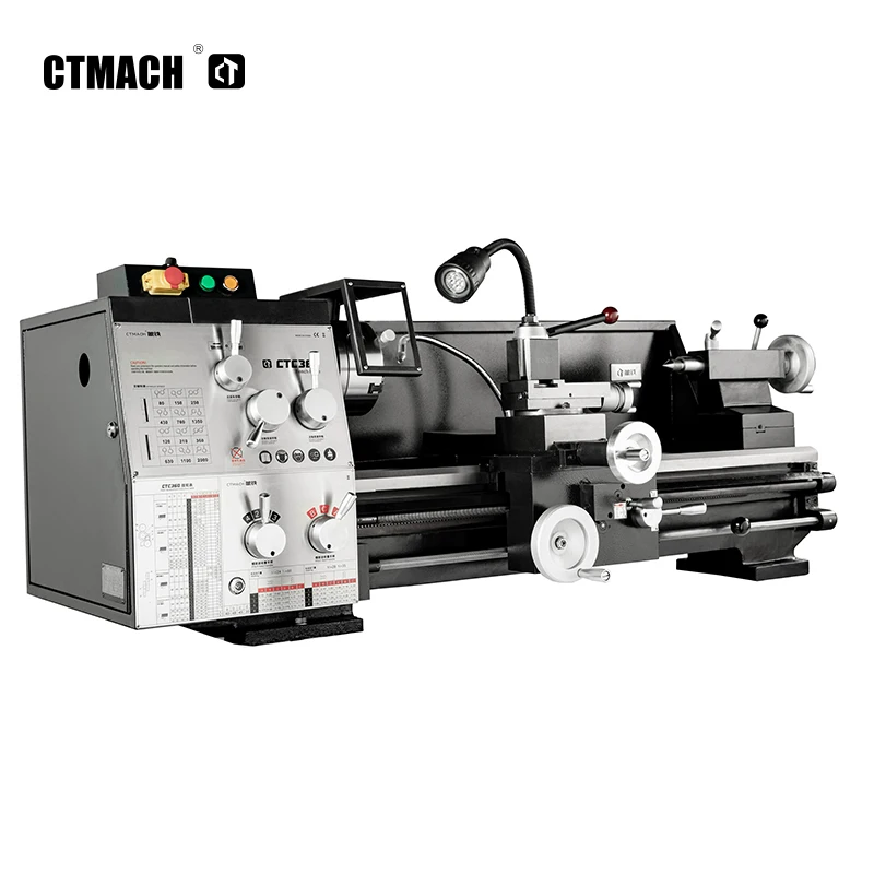 CTC360 Cheap small lathe turno machine Manual mini metal lathe