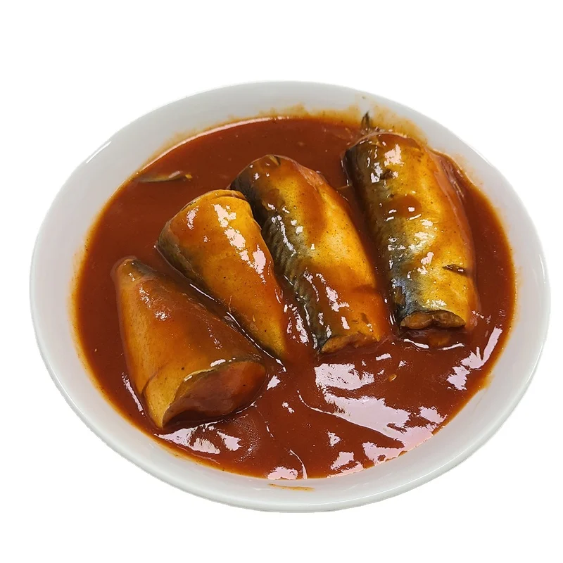 Canned Fish Price Best Mackerel Supplier Chili Powder Added Canned Mackerel in Tomato Sauce