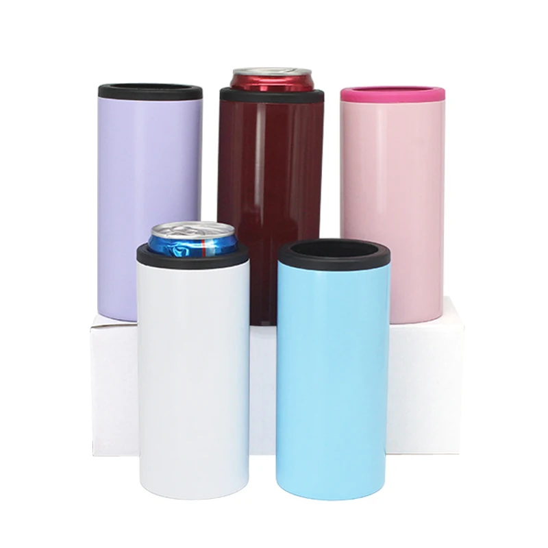 3-in-1 Stainless Steel Insulated Beer 12 oz Can Cooler Beer Slim Can Coozies