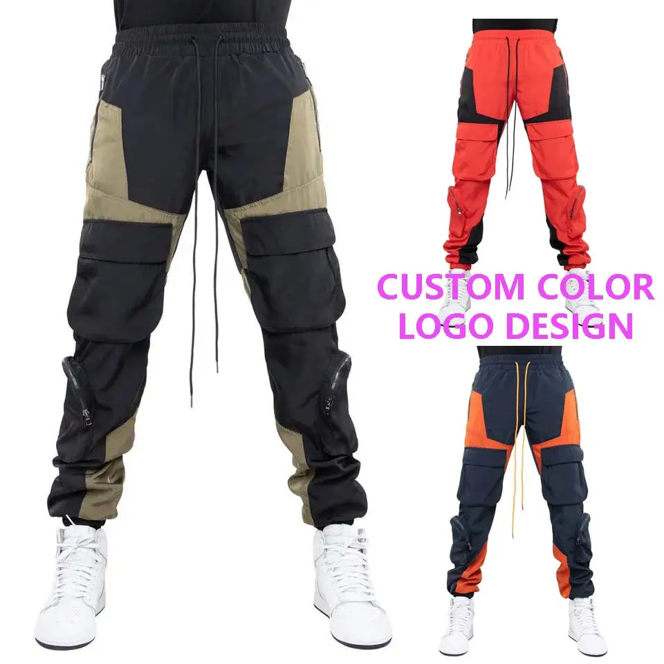 Best Price Professional Factory Prompt Delivery Pockets Hip Hop Men Cargo Sweatpants