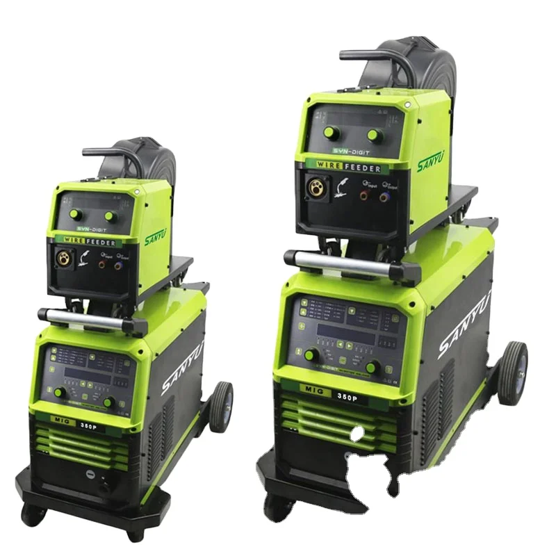 Sanyu MIG 250 300 350 500 Цифровой инвертор Импульсный газ экранированный сварщик дуговой сварки