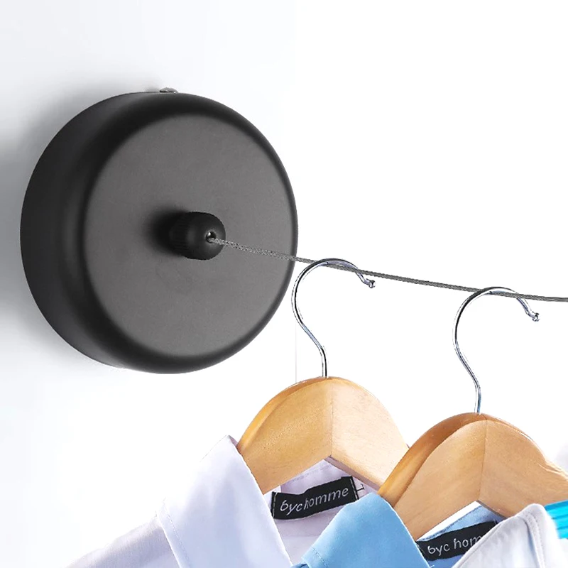 Wall Mounted 304 Stainless Steel Durable with Heavy Duty Adjustable Rope Shower Clothes Line for Outdoor and Indoor Clothesline