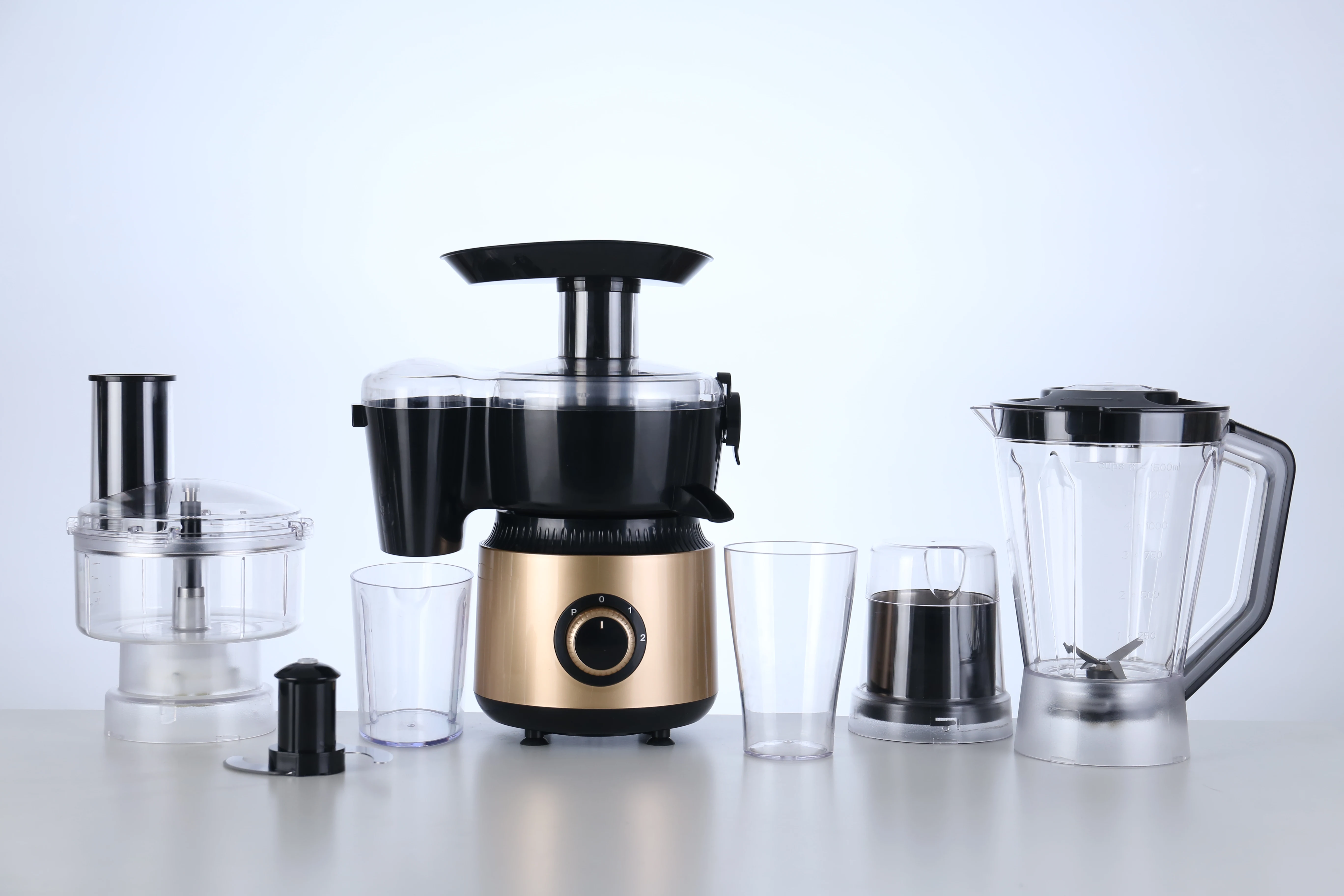 Multifunctional functional accessories with blender and whisk food processor household appliance