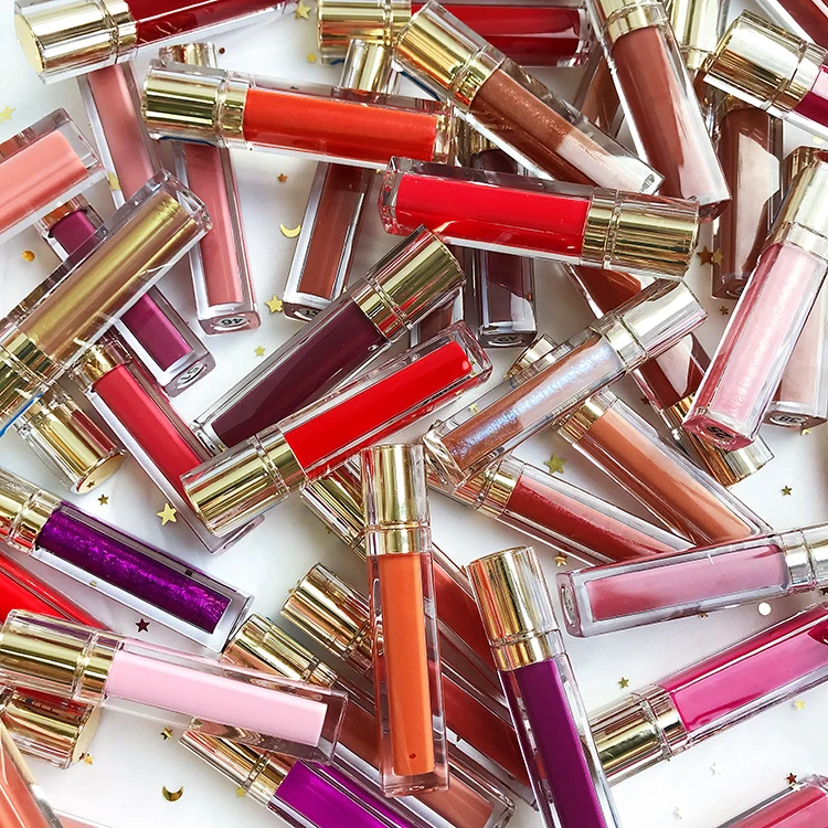 wholesale makeup lipgloss pigment custom keychain private label lipgloss set