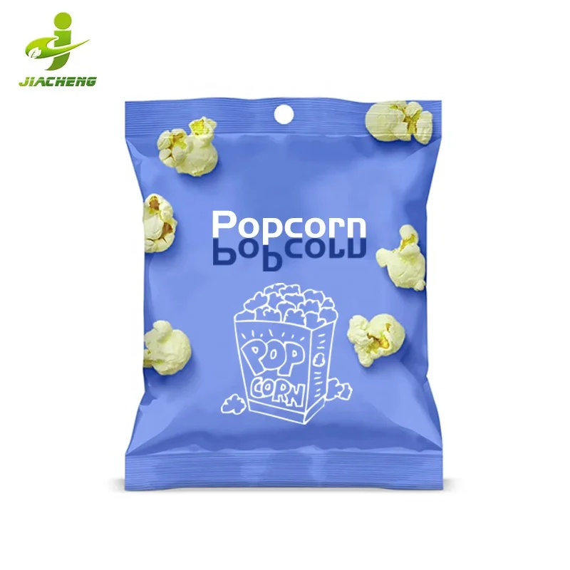 JIACHENG kids degradable milar stand up emballages biodgradable rice krispies packaging bolsas de dulces pop corn snack bags