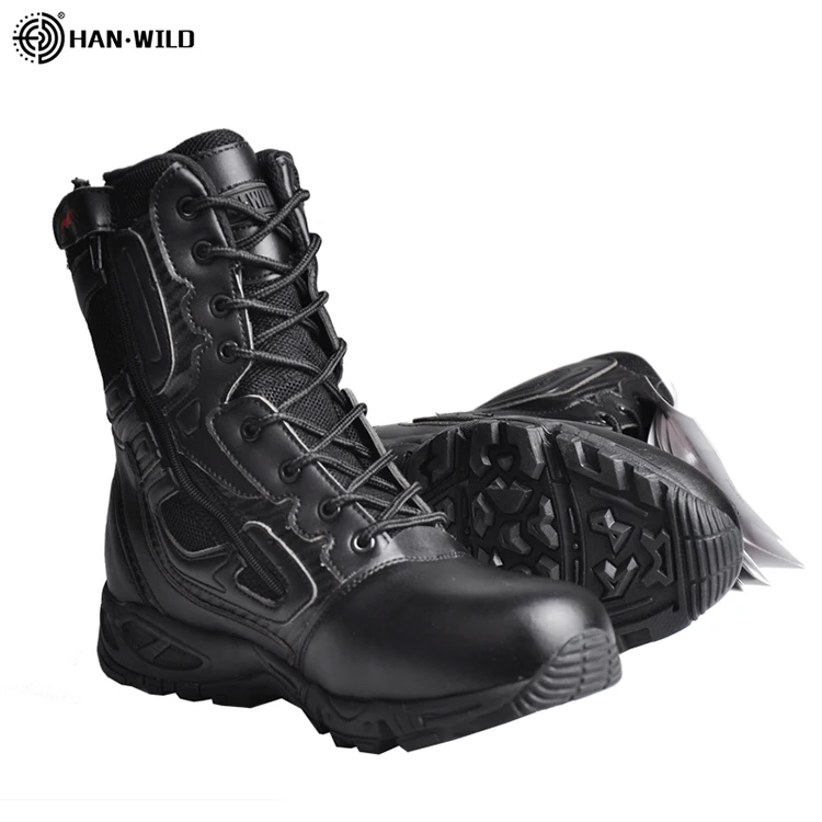 HAN WILD Hiking camping sneakers combat boots Woodland shoes