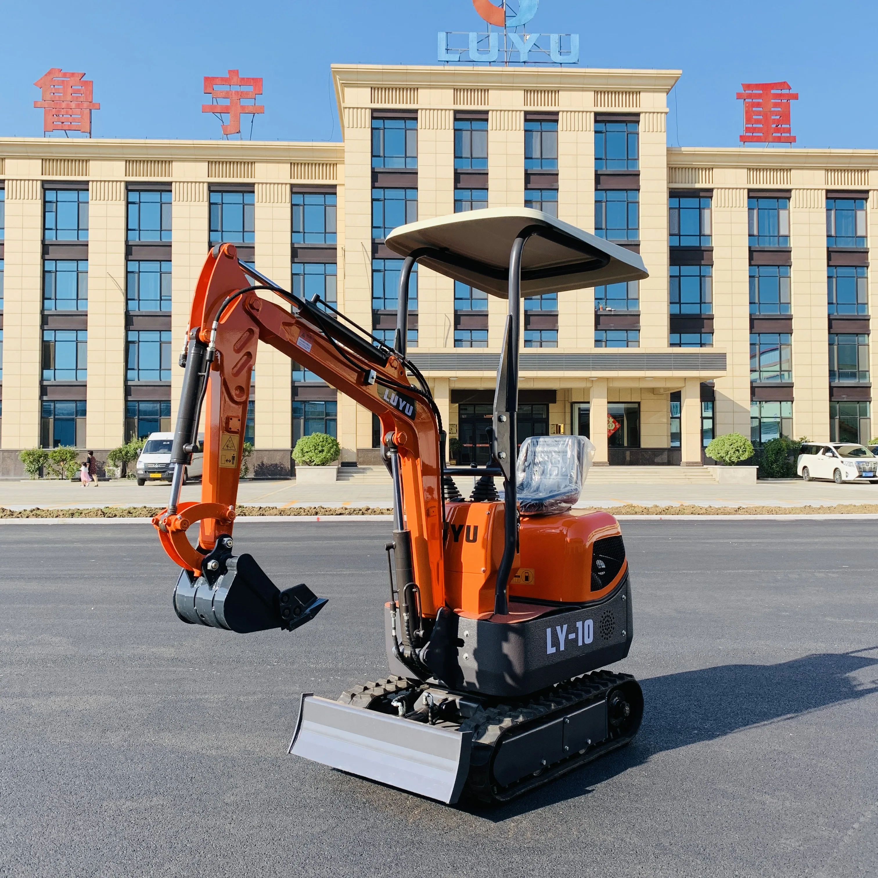 LUYU-10A 1ton микро мини-экскаватор небольшой гигиенических прокладок для
