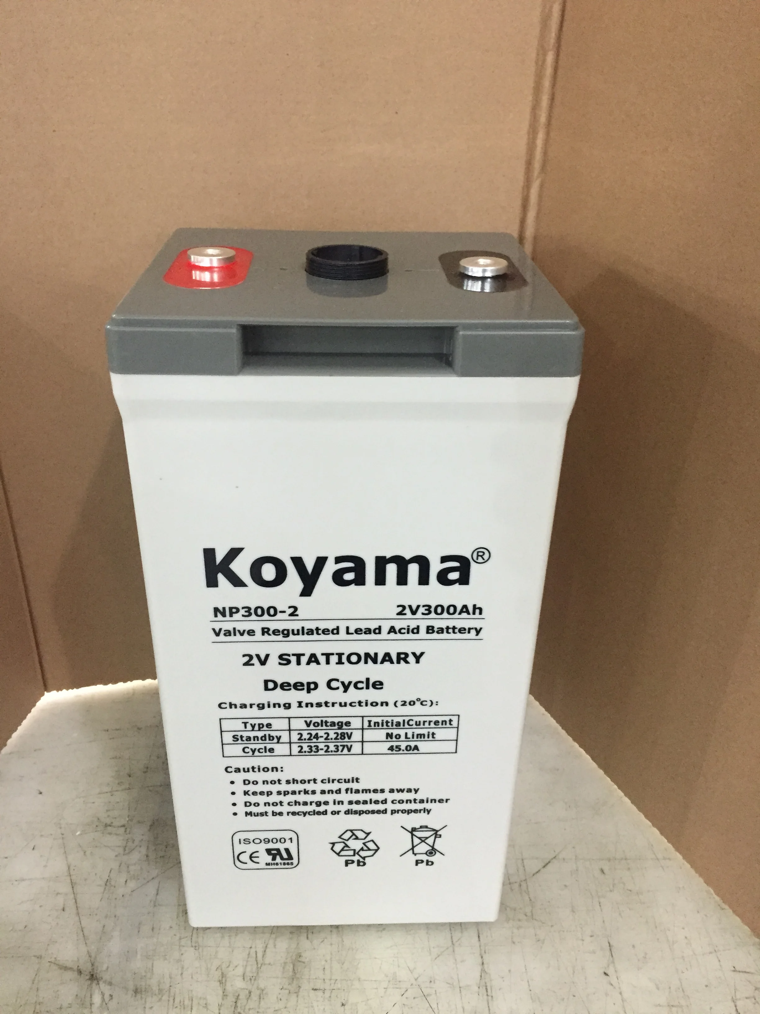 Factory price deep cycle inverter battery 2V 300ah AGM VRLA battery