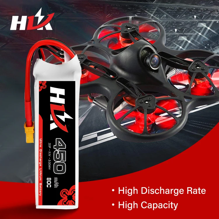 Oem 450Mah 80C 11.1V 3S Lithium Polymer Li-Polymer Battery Pack Lipo Battery