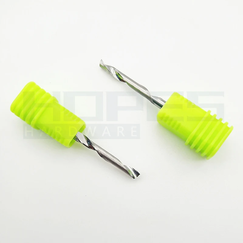 3.175mm 1/8 shank Carbide Single-edged milling cutter for aluminum alloy plastic plate engraving machining tools