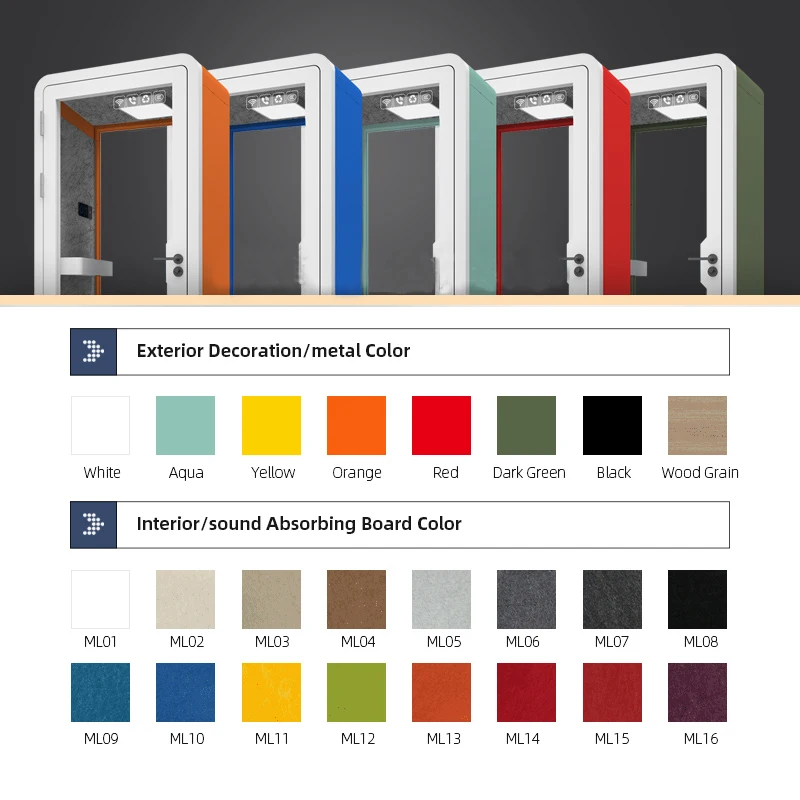 New Design Portable Silence Sound Proof Isolation Booth Portable Recording Booth Sound Proof Podcast Studio Booth for Home