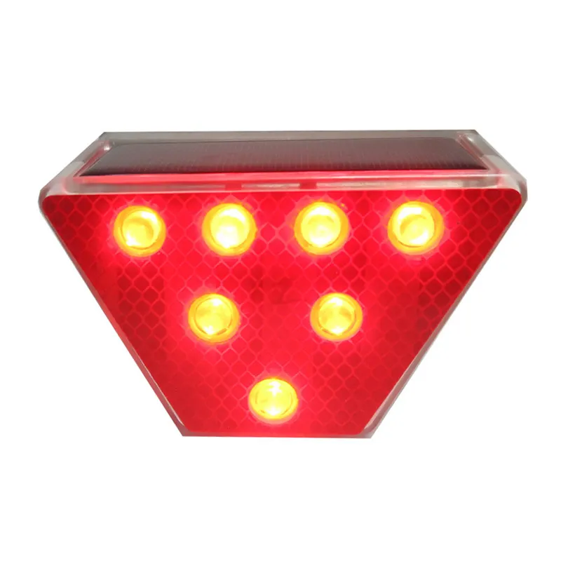 Led Solar Trapezoidal Reflective Guardrail Delineator for Highway Road Safety