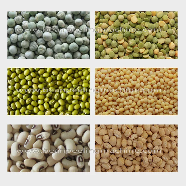 1500kg/hour bean gram peeling/peeler machine mung bean skin removing machine