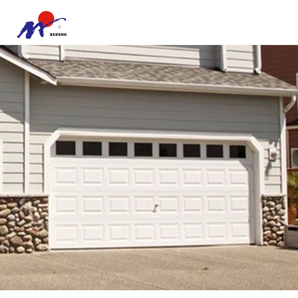 Cheap Various Colors Avialble Steel Automatic Sectional 16x8 Garage Door