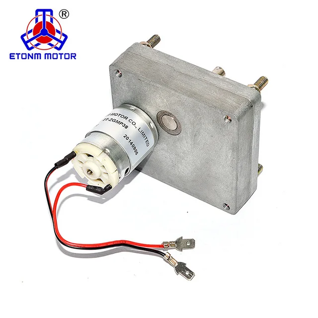 ET-ZGMP38  gear motor 12v 5rpm 6.4Nm  small high torque electric motor high torque dc gear motor gearbox 24v