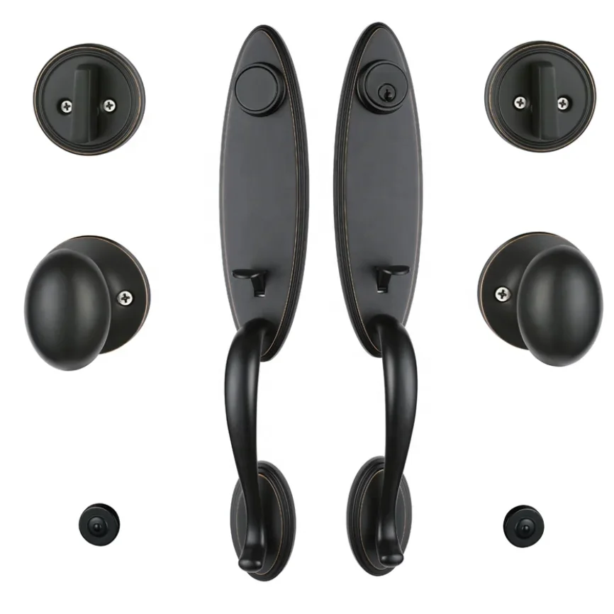 American Style Zinc Alloy High Security Entrance Heavy Duty Handle Door Lock