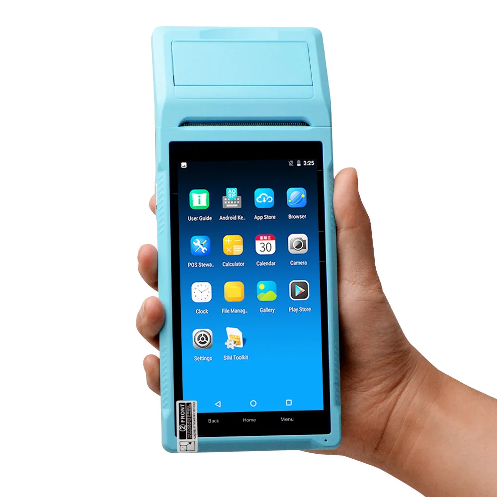 Uyin HOT Sale Dropshipping 58mm Rugged IP65 Android Industrial WIFI PDA 3G LTE Portable Handheld Mobile Terminal Pos Printer