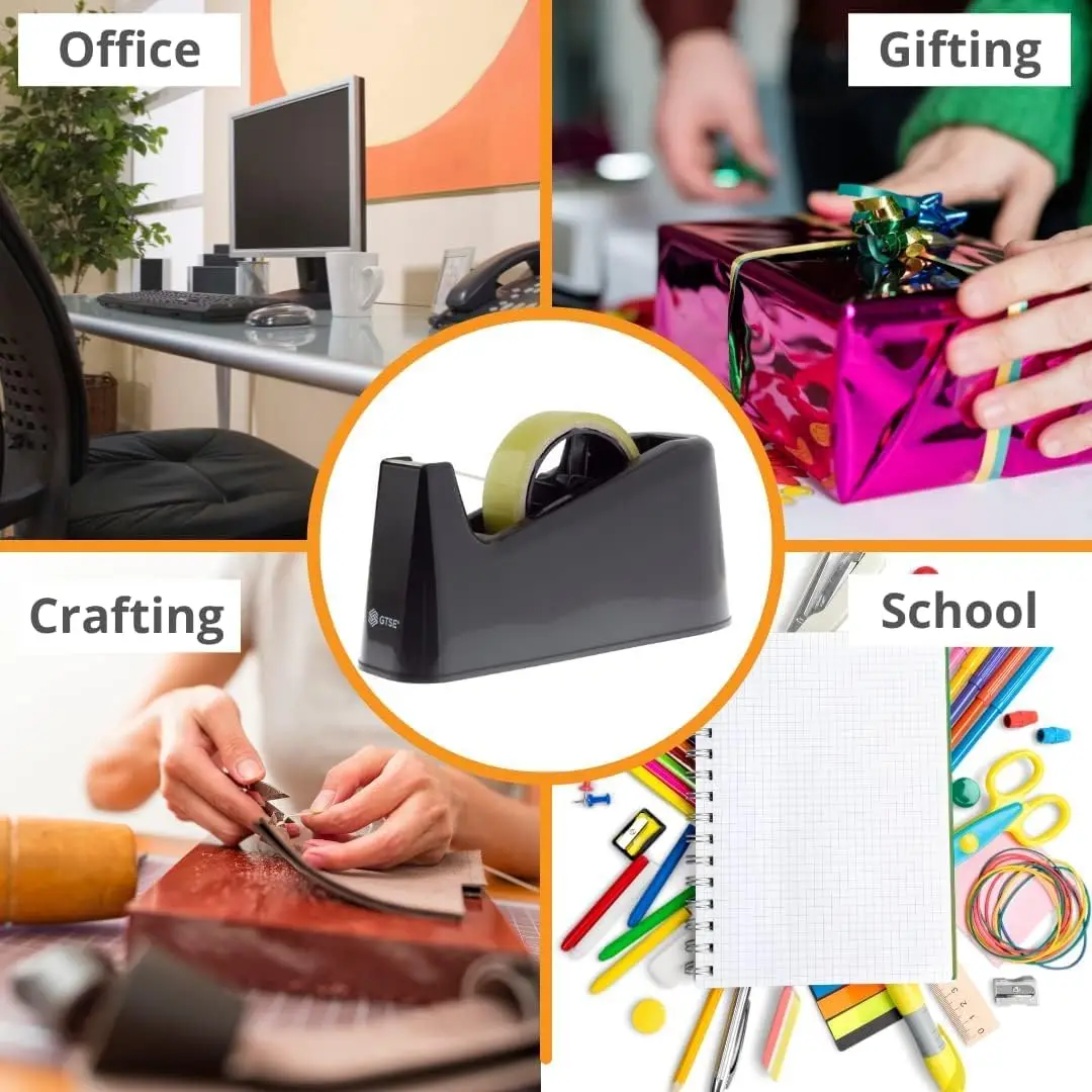 Amazon 24mm 40m per roll Gift Wrap yellowish Stationery Tape for Christmas and Birthdays Crafts Packaging Parcel Tape Compatible