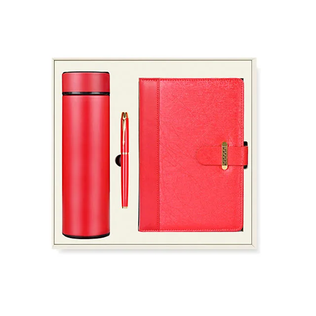 Wholesale Promotion pen gift items Thermos cup christmas gift set for business clients