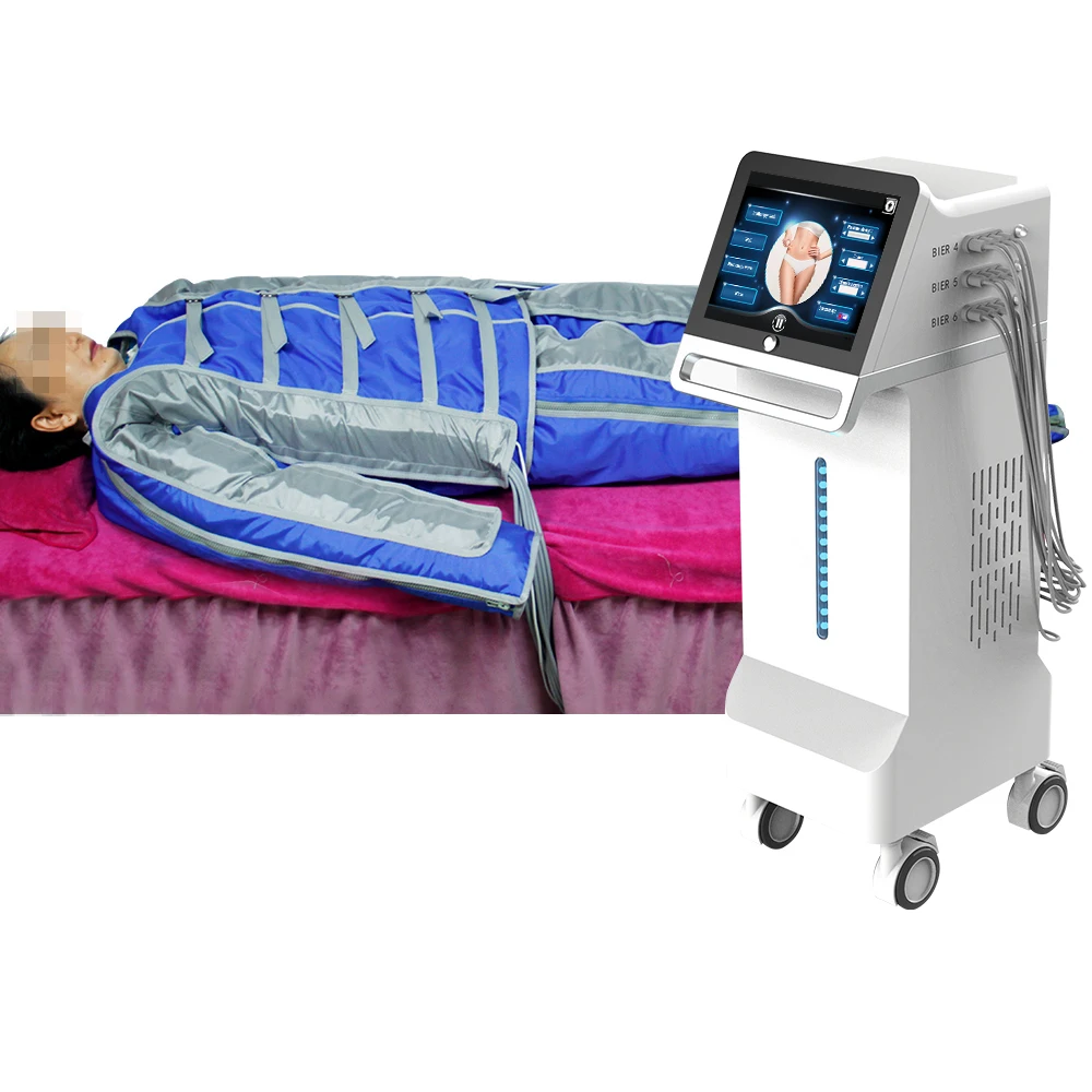 Vertical Infrared Presoterapia Suit Body Slimming Lymphatic Drainage Detox Professional Pressotherapy Machine