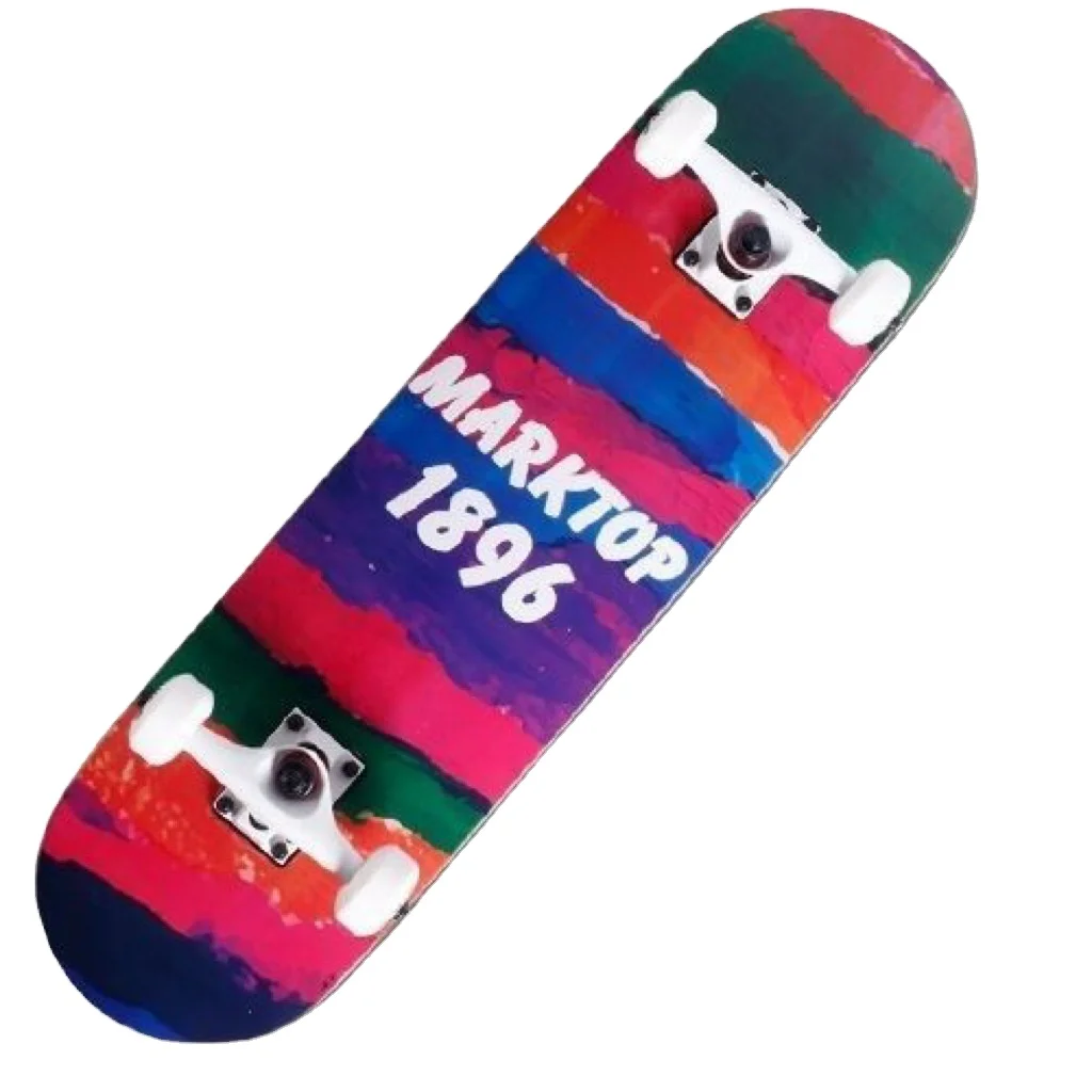 custom skateboard deck 4 wheels deck board ABEC-9 bearing anti-slip skateboard surf skate for adults