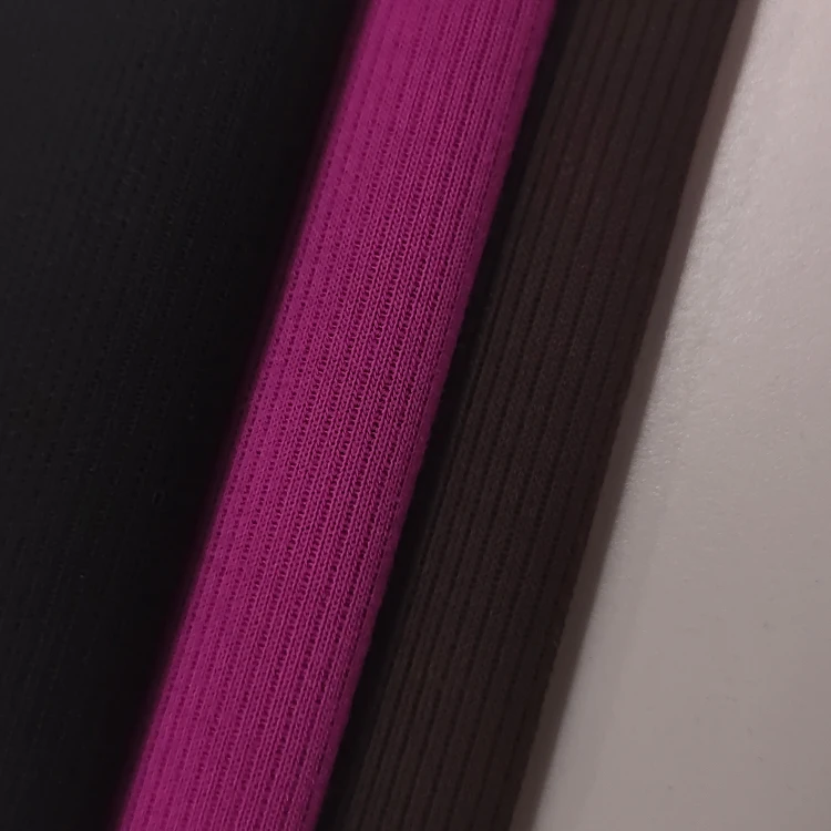 Newly designed 240GSM knitting ribbed Model fabric garment fabric