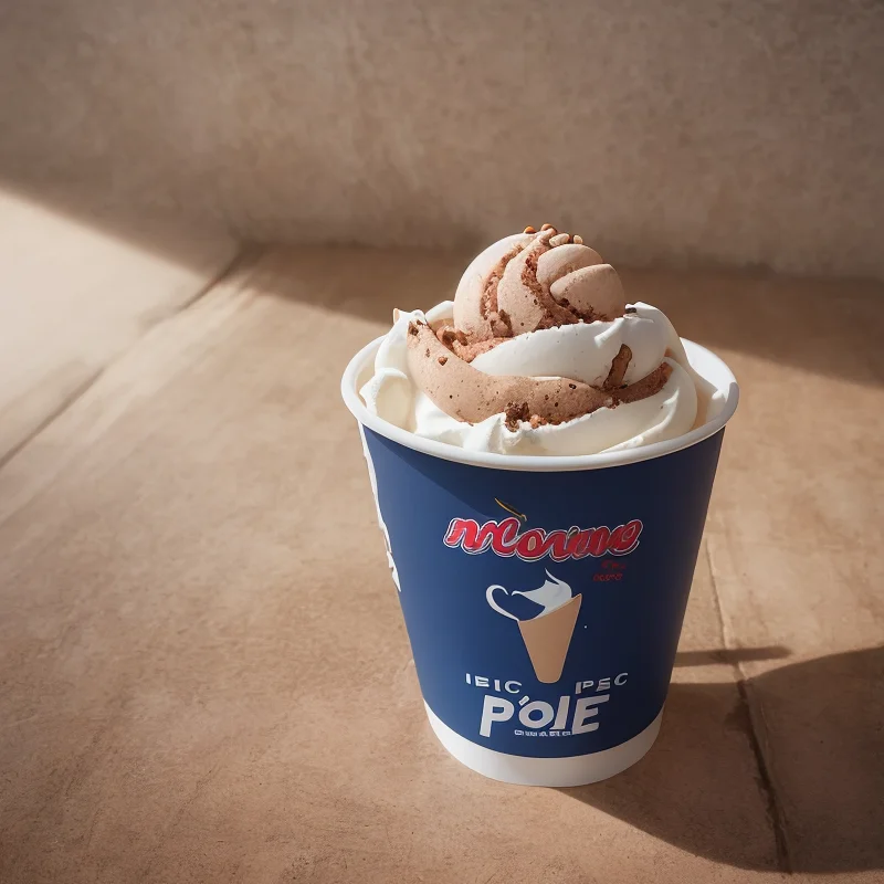 Custom Logo Plastic Ice Cream Yogurt Food Packaging Storage Box Containers Cup With Lid