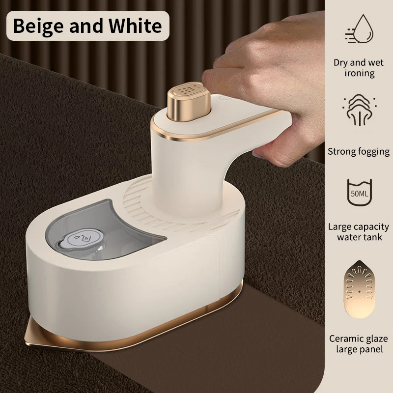 Handheld Wet and Dry Rotating Steam Iron Double Hot Steam Generator Portable Garment Steamer Home Travelling Ironing