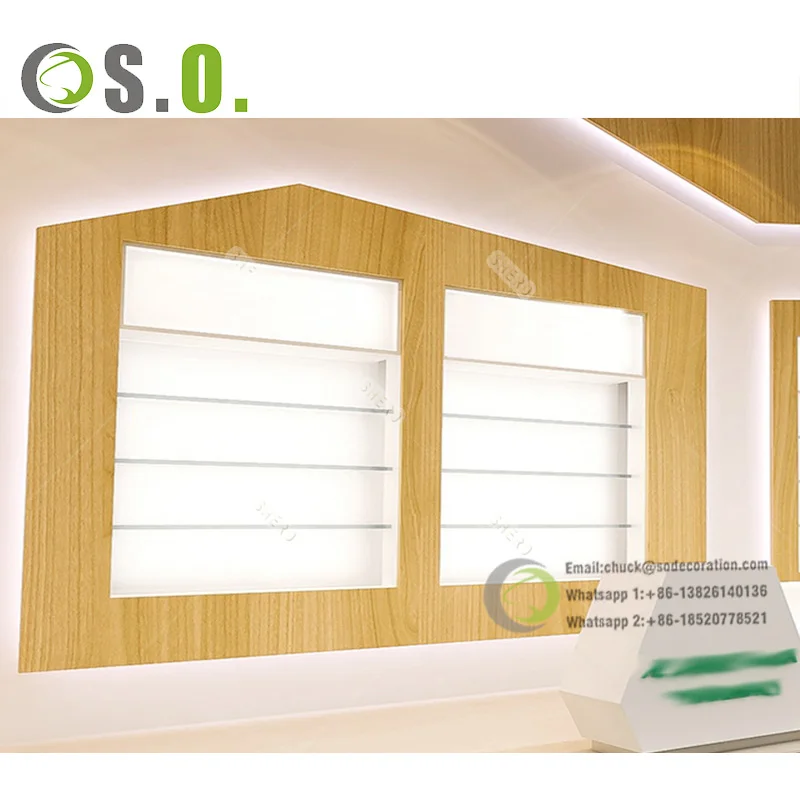 Interior Furniture Shopping Mall  Drugstore Display Showcase Pharmacy Furniture Interior Shelves For Pharmacy